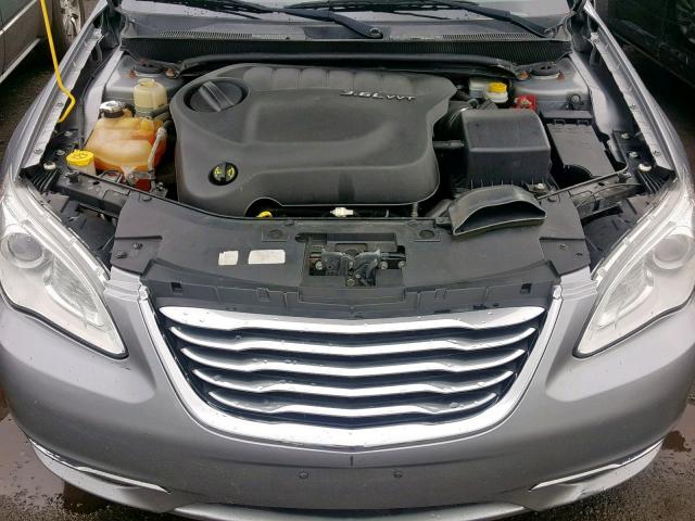 1C3CCBBG3EN115250 - 2014 CHRYSLER 200 TOURIN GRAY photo 7