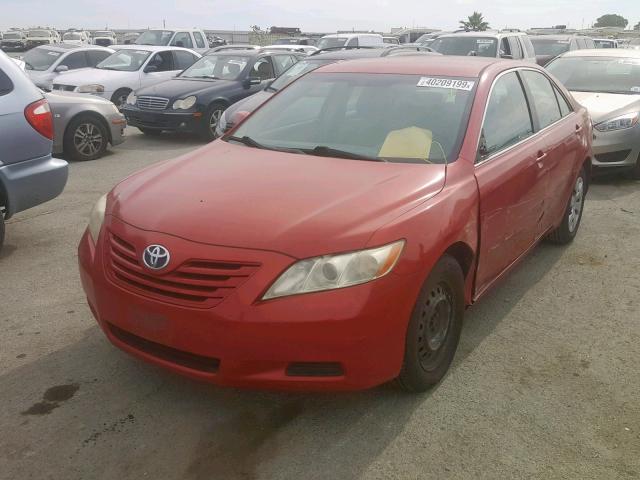 4T1BE46K17U185331 - 2007 TOYOTA CAMRY NEW RED photo 2