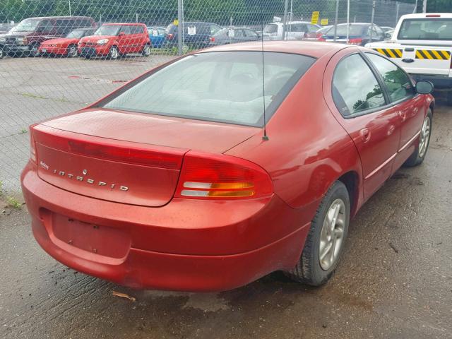 2B3HD46R81H683276 - 2001 DODGE INTREPID S 红色 照片 4