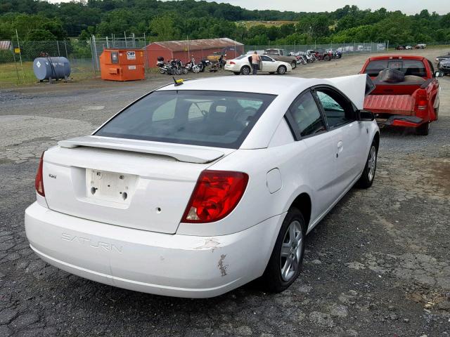 1G8AN15F67Z126209 - 2007 SATURN ION LEVEL WHITE photo 4