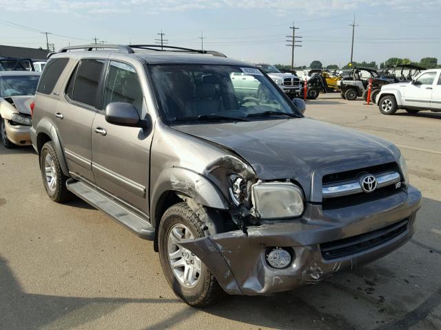 5TDZT38A16S265822 - 2006 TOYOTA SEQUOIA LI GRAY photo 1