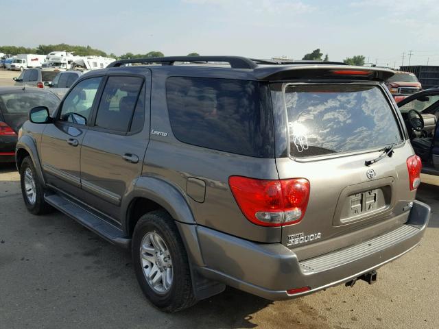 5TDZT38A16S265822 - 2006 TOYOTA SEQUOIA LI GRAY photo 3