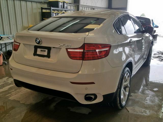 5UXFG2C58E0C45422 - 2014 BMW X6 XDRIVE3 WHITE photo 4