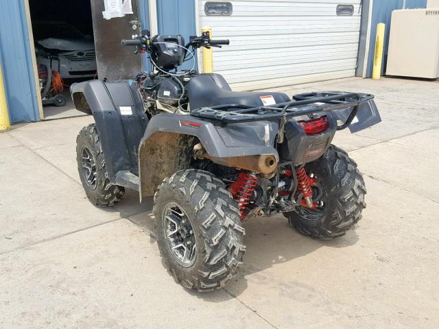 1HFTE46G1J4300494 - 2018 HONDA TRX500 FA GRAY photo 3