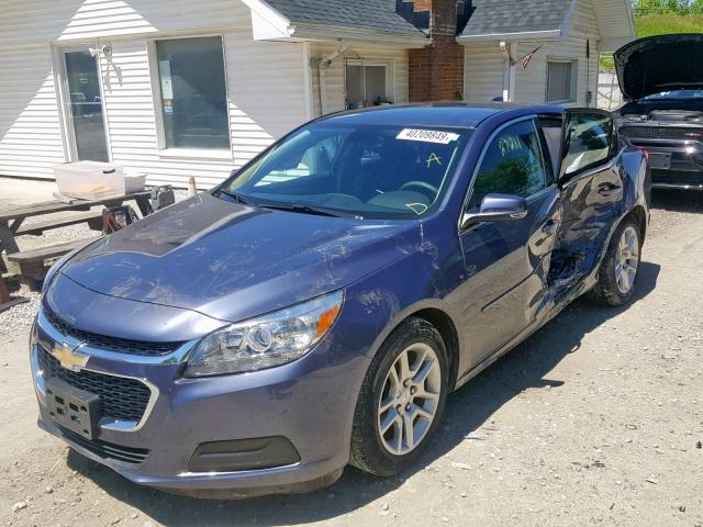 1G11C5SLXFF341081 - 2015 CHEVROLET MALIBU 1LT 蓝色 照片 2
