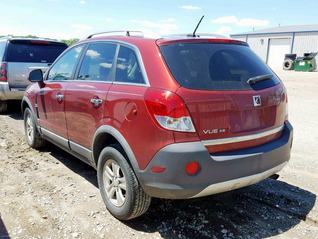 3GSCL33P48S725253 - 2008 SATURN VUE XE RED photo 3