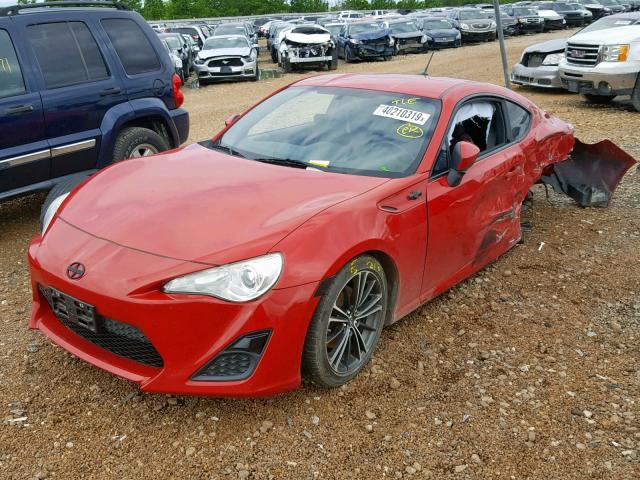 JF1ZNAA12D1726518 - 2013 TOYOTA SCION FR-S RED photo 2