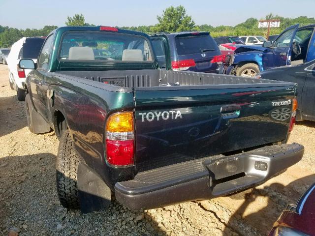 5TENM92N93Z286121 - 2003 TOYOTA TACOMA PRE GREEN photo 3