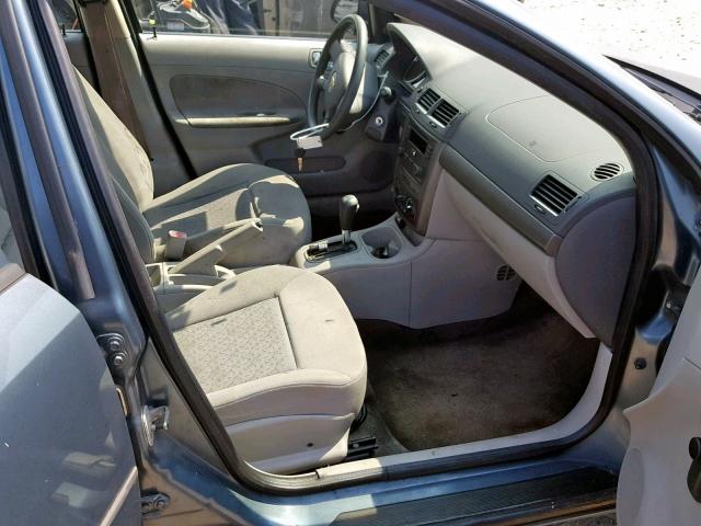 1G1AK52FX57616406 - 2005 CHEVROLET COBALT BLUE photo 5