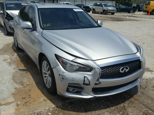 JN1BV7AP5FM339842 - 2015 INFINITI Q50 BASE SILVER photo 1