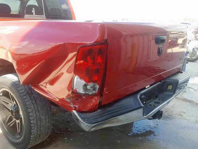 1D7HA18N95S270433 - 2005 DODGE RAM 1500 S RED photo 9