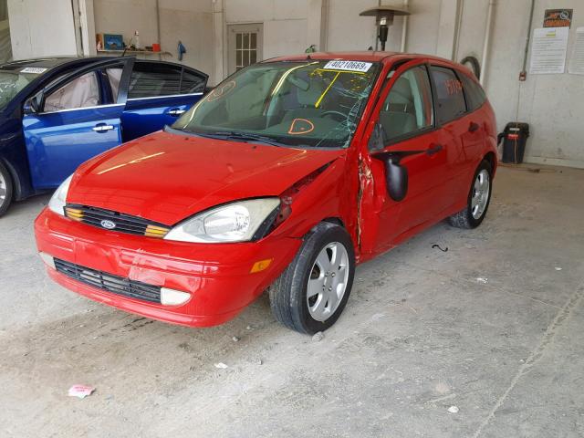 3FAFP37362R185820 - 2002 FORD FOCUS ZX5 RED photo 2