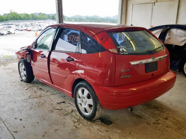 3FAFP37362R185820 - 2002 FORD FOCUS ZX5 RED photo 3