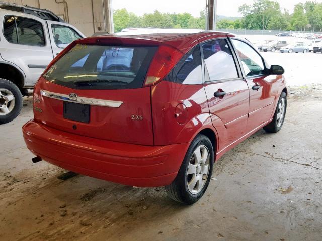 3FAFP37362R185820 - 2002 FORD FOCUS ZX5 RED photo 4