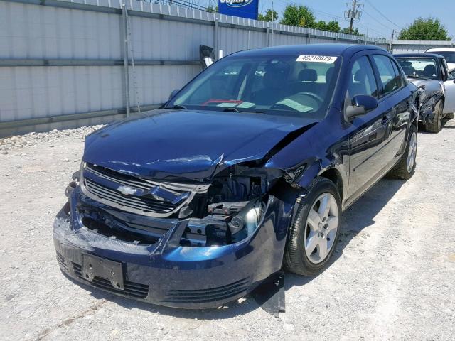 1G1AL58F487293611 - 2008 CHEVROLET COBALT LT BLUE photo 2