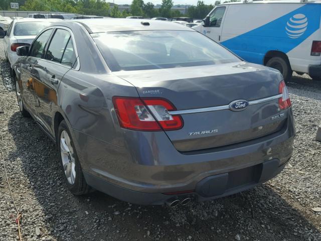 1FAHP2HW5BG106527 - 2011 FORD TAURUS SEL GRAY photo 3