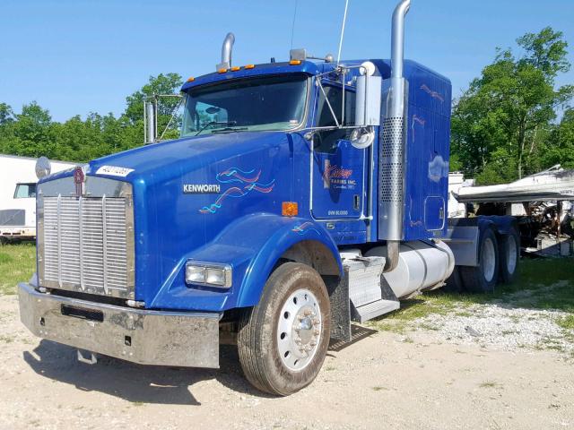 1XKDDB9X87J149797 - 2007 KENWORTH CONSTRUCTI BLUE photo 2