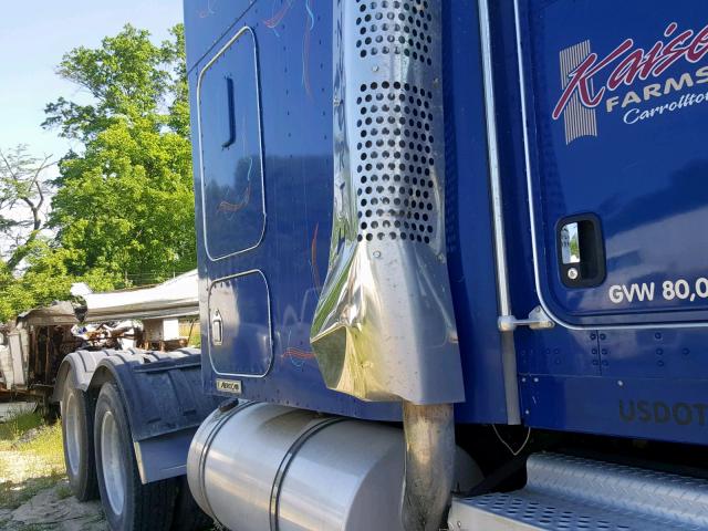 1XKDDB9X87J149797 - 2007 KENWORTH CONSTRUCTI BLUE photo 9