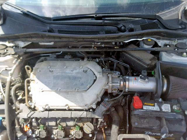 1HGCR3F81GA001990 - 2016 HONDA ACCORD EXL WHITE photo 7