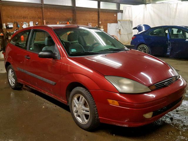 3FAFP31343R102654 - 2003 FORD FOCUS ZX3 MAROON photo 1