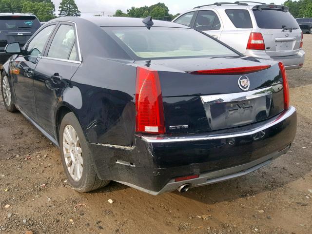 1G6DF5EY7B0169126 - 2011 CADILLAC CTS LUXURY BLACK photo 3