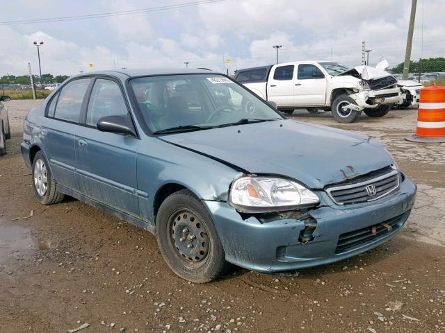 2HGEJ6619YH526397 - 2000 HONDA CIVIC BASE BLUE photo 1