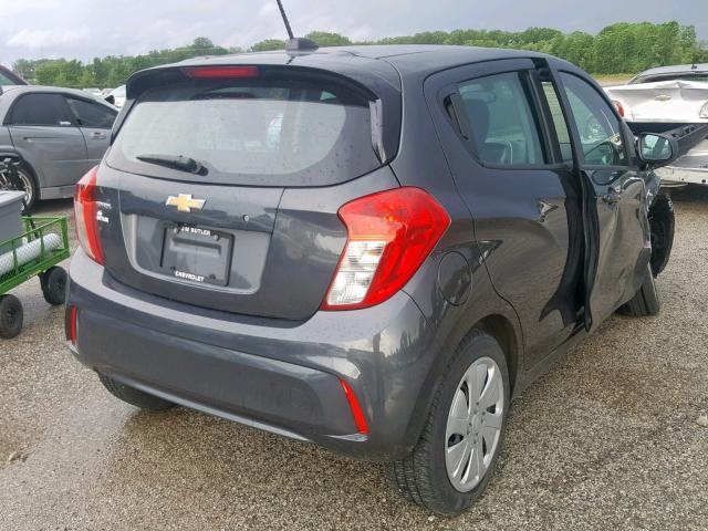 KL8CB6SA6HC735021 - 2017 CHEVROLET SPARK LS GRAY photo 4