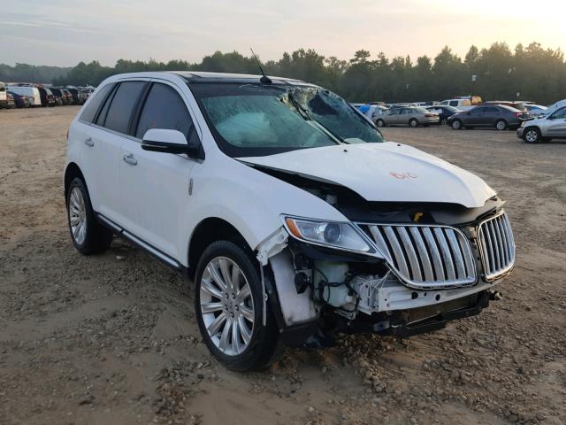 2LMDJ6JK5EBL14900 - 2014 LINCOLN MKX WHITE photo 1