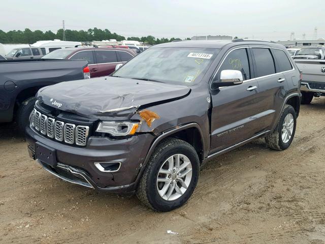 1C4RJFCT2HC914693 - 2017 JEEP GRAND CHER GRAY photo 2