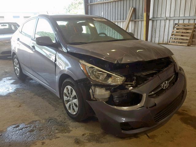 KMHCT4AE1GU990807 - 2016 HYUNDAI ACCENT SE GRAY photo 1