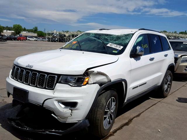 1C4RJFBG4HC810078 - 2017 JEEP GRAND CHER WHITE photo 2