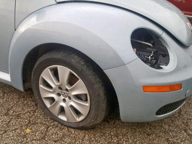 3VWRW31C79M517495 - 2009 VOLKSWAGEN NEW BEETLE ლურჯი ფოტო 9