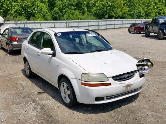 KL1TG566X6B569508 - 2006 CHEVROLET AVEO LT WHITE photo 1