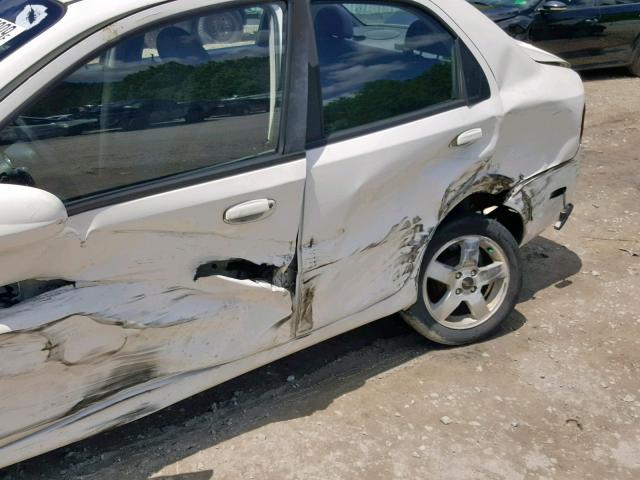 KL1TG566X6B569508 - 2006 CHEVROLET AVEO LT WHITE photo 10