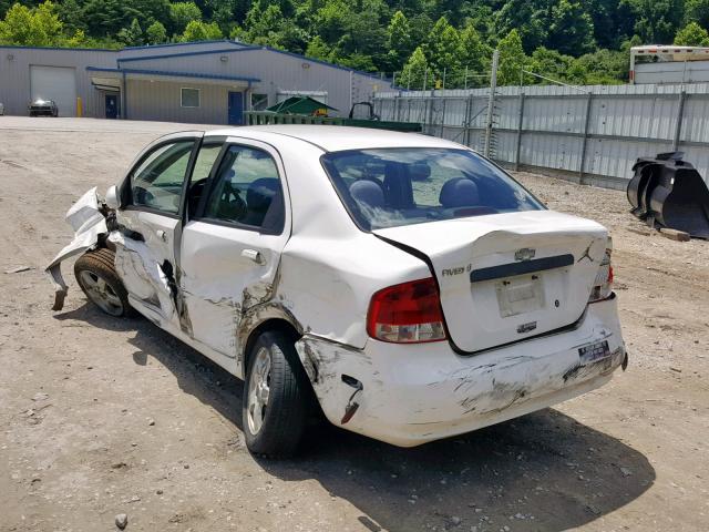 KL1TG566X6B569508 - 2006 CHEVROLET AVEO LT WHITE photo 3