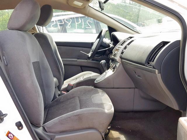 3N1AB61E17L720984 - 2007 NISSAN SENTRA 2.0 WHITE photo 5