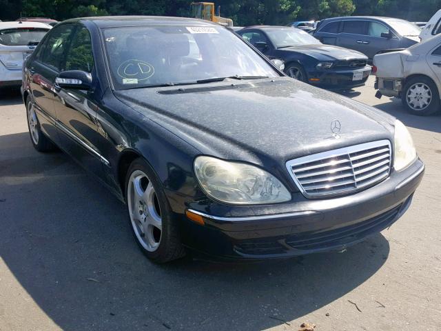 WDBNG76J94A418145 - 2004 MERCEDES-BENZ S 600 BLACK photo 1