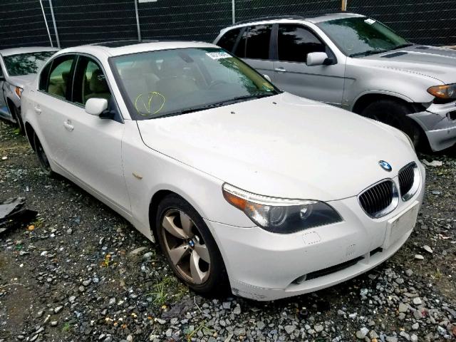 WBANE53537CK91806 - 2007 BMW 525 I WHITE photo 1