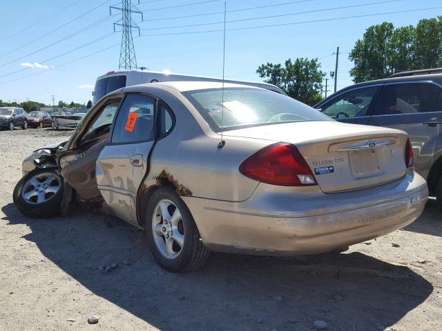 1FAFP5521YG265371 - 2000 FORD TAURUS SES BEIGE photo 3