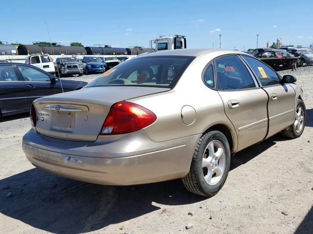 1FAFP5521YG265371 - 2000 FORD TAURUS SES BEIGE photo 4