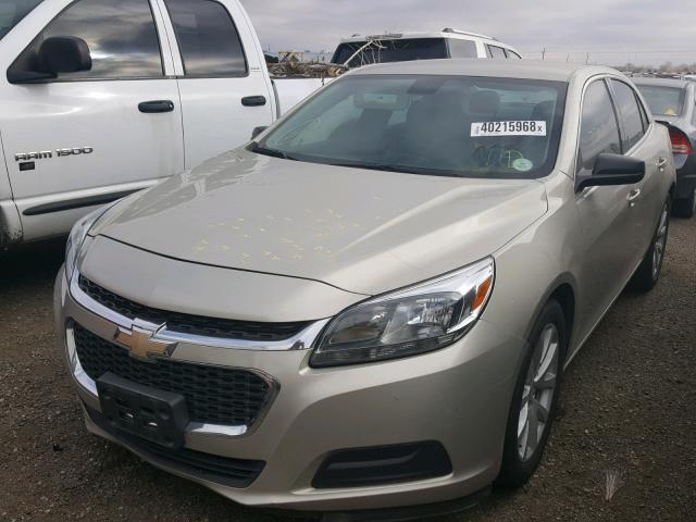 1G11B5SL5FF186121 - 2015 CHEVROLET MALIBU LS GOLD photo 2