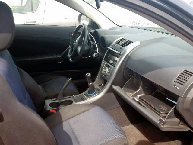 JTKDE177050054135 - 2005 TOYOTA SCION TC GRAY photo 5