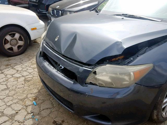 JTKDE177050054135 - 2005 TOYOTA SCION TC GRAY photo 9