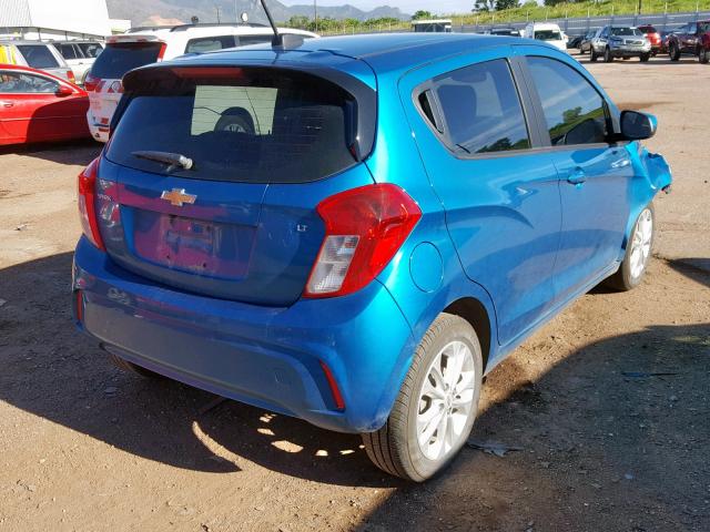 KL8CD6SA7KC720674 - 2019 CHEVROLET SPARK 1LT BLUE photo 4