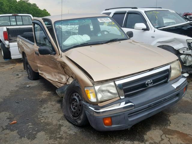 4TANL42N7YZ674744 - 2000 TOYOTA TACOMA TAN photo 1