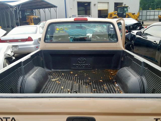 4TANL42N7YZ674744 - 2000 TOYOTA TACOMA TAN photo 6