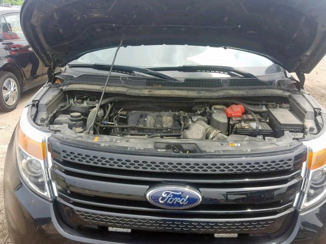 1FM5K8AR7DGA88937 - 2013 FORD EXPLORER P BLACK photo 7