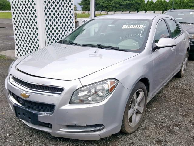 1G1ZC5E14BF347028 - 2011 CHEVROLET MALIBU 1LT SILVER photo 2