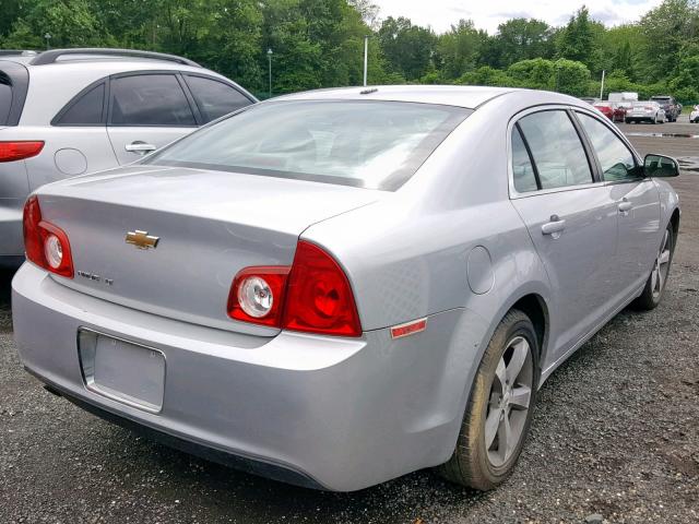 1G1ZC5E14BF347028 - 2011 CHEVROLET MALIBU 1LT SILVER photo 4