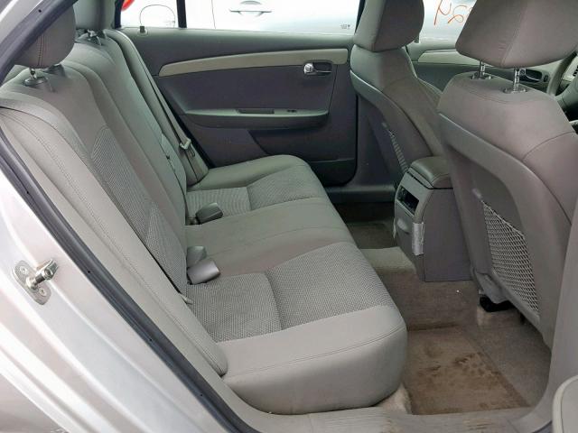 1G1ZC5E14BF347028 - 2011 CHEVROLET MALIBU 1LT SILVER photo 6